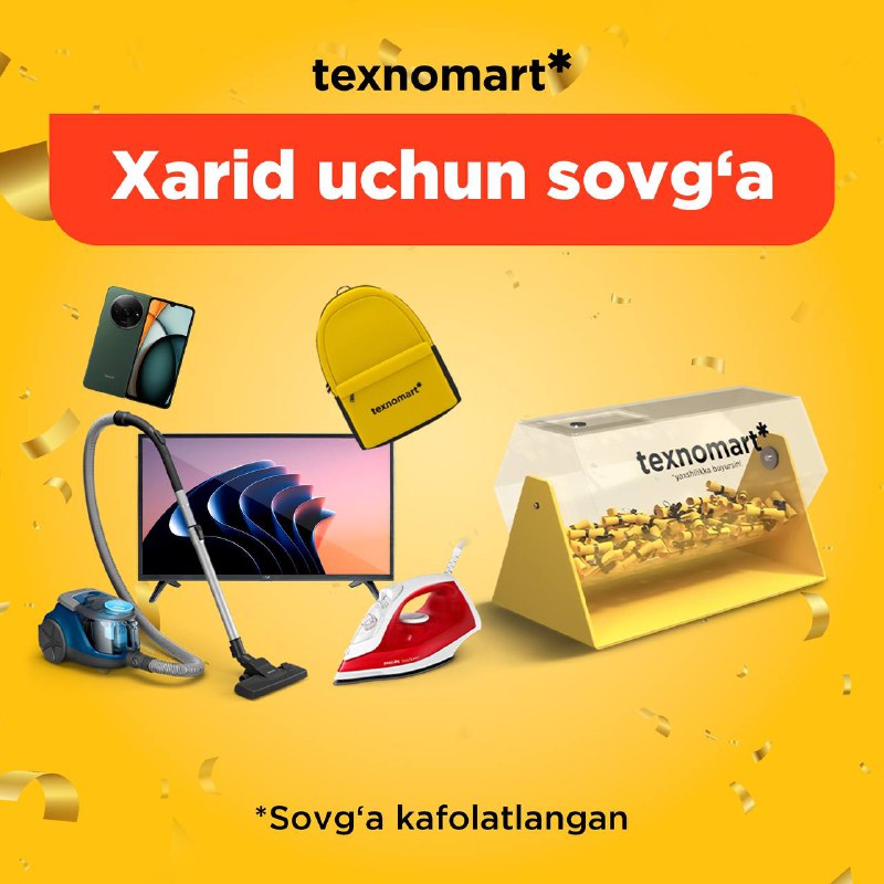 *****🤩*** Xarid uchun kafolatlangan sovg’a!**