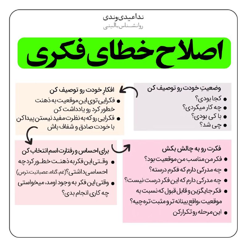 ببین، خطاهای فکری مثل