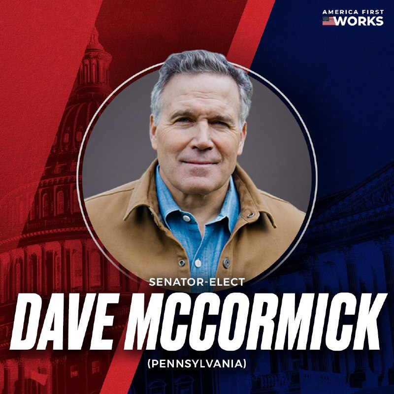 ***🚨*****Congratulations, Senator-Elect, Dave McCormick!** ***🚨***