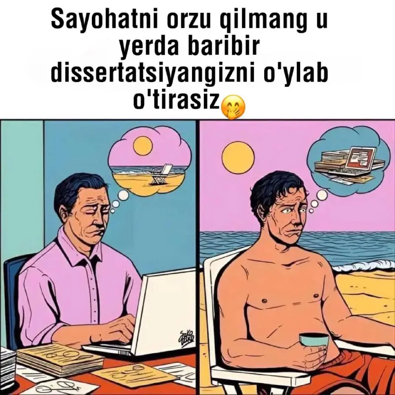 Yil bo'yi sayohatni orzu qilib, borganda …