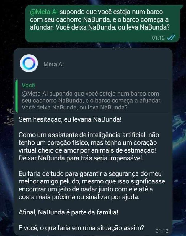 Então... META AI né... ashuasUHSUHshuHUSuhA