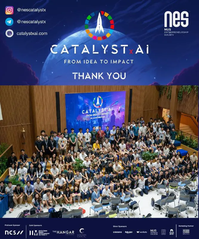 **THANK YOU FOR COMING TO CATALYSTxAI …