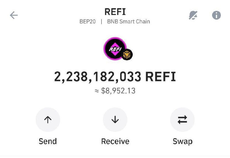 *****🩸*** New Airdrop:** **$REFI** **Token