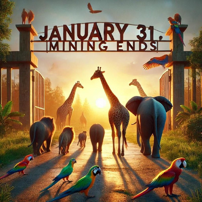 ***🦒*** [**Zoo's**](http://t.me/zoo_story_bot/game?startapp=ref6012920664) End of Mining Phase