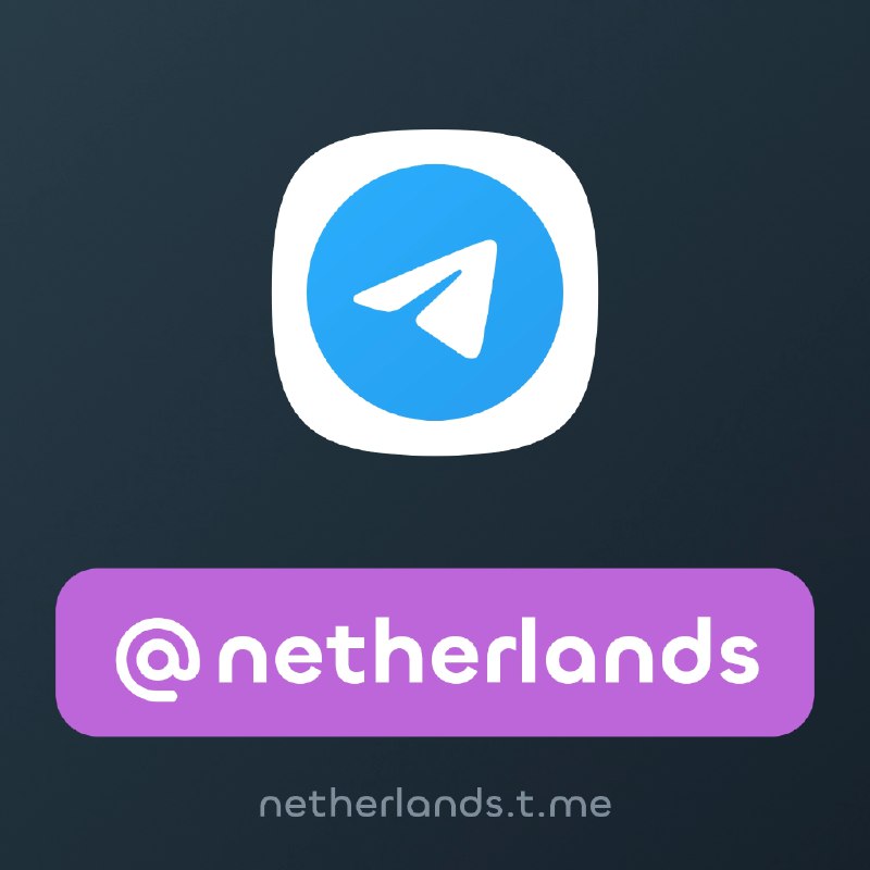 The username [**@netherlands**](https://t.me/netherlands) is now up …