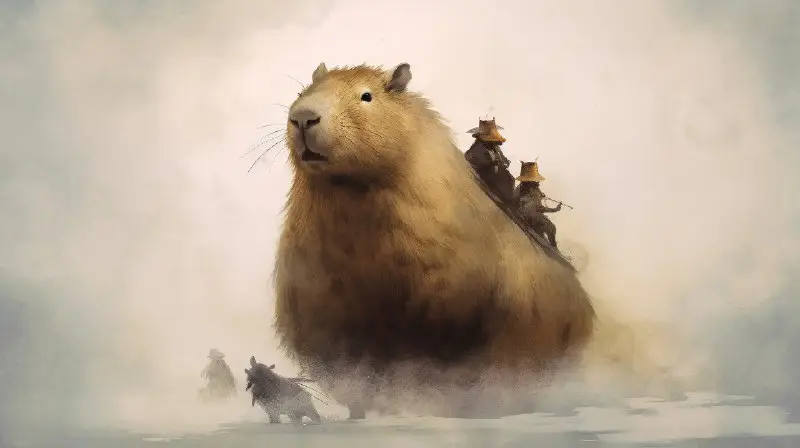 capybara, Goya style
