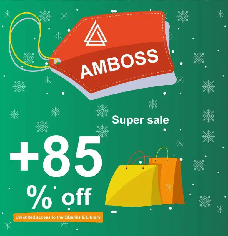 Get the **AMBOSS** official account now …