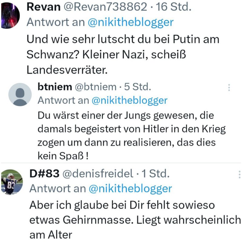 Ich kämpfe weiter trotz linker Angriffe! …