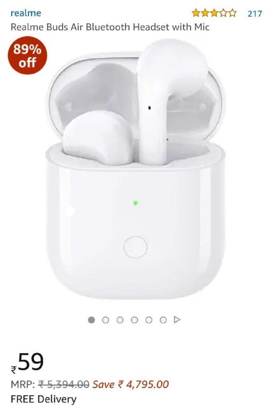 Earphones at Rs.59