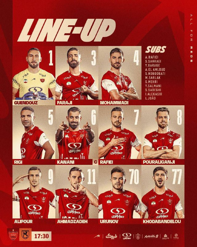 *****?*** ترکیب پرسپولیس و مس رفسنجان**