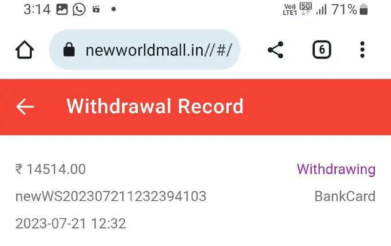 Daily withdrawal proof updated👏👏