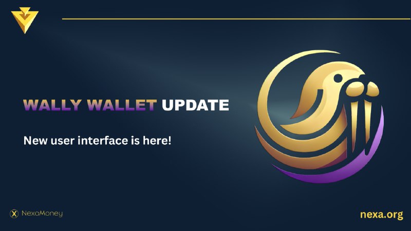 ***?*** Long-Anticipated Wally NEXA Wallet Update!