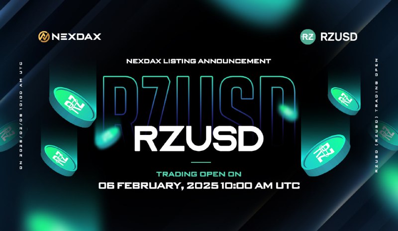 ***📍***NexDAX Listing Announcement - RZUSD (RZUSD)