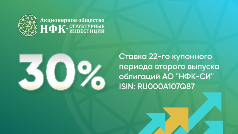 **АО «НФК-СИ» установило ставку 22-го купонного …