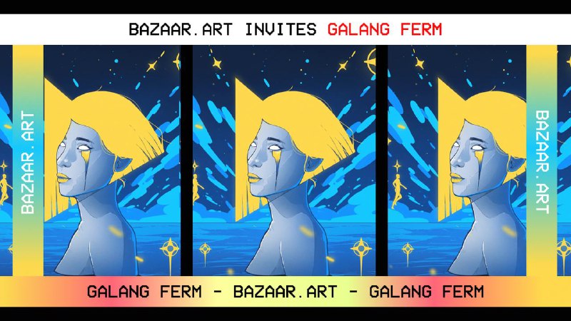 ***💛******💙***Welcome to the [Galang Ferm's](https://x.com/NFTBazaarArt/status/1846181785421402223)Yellow-Blue Dream!