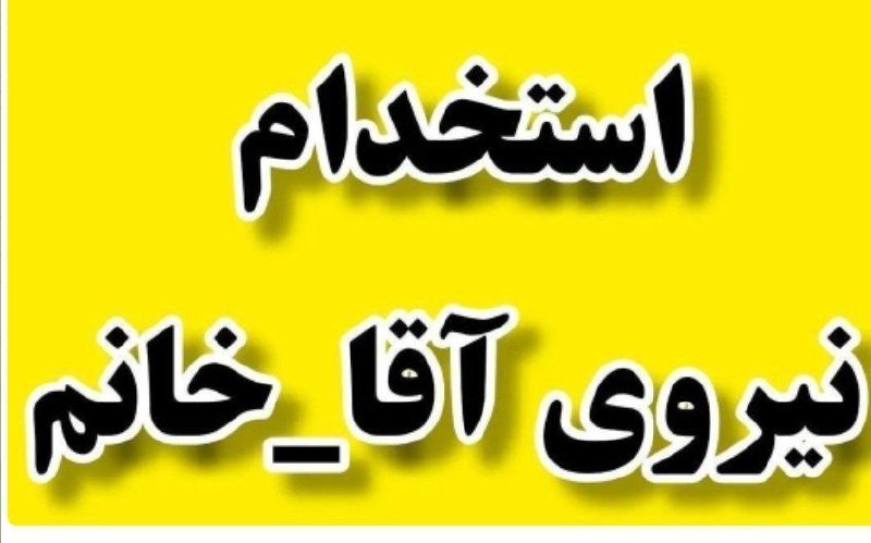 به يك آشپز خانم/آقا داراي سابقه …