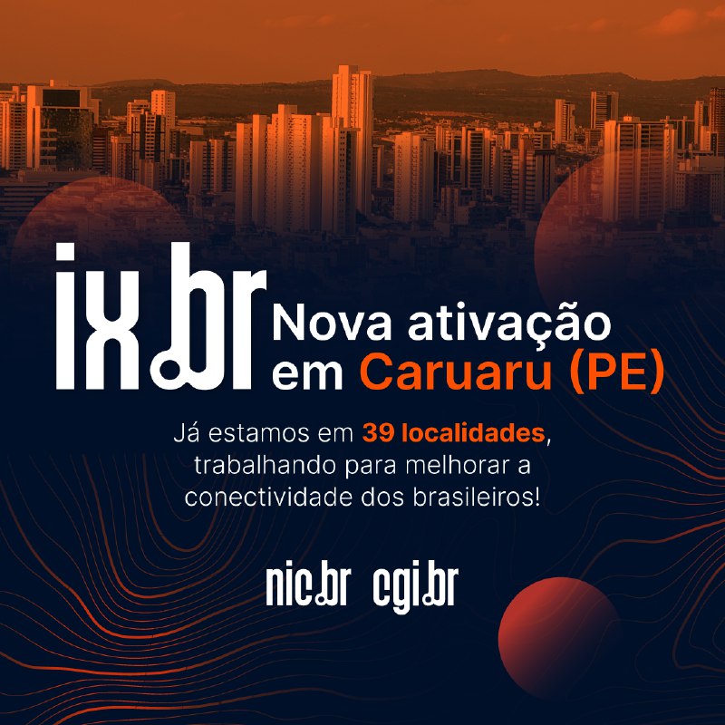 O [#IXbr](?q=%23IXbr) (Brasil Internet Exchange), maior …