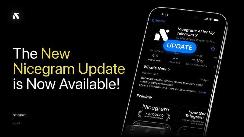 *****🆕***** **به‌روزرسانی جدید Nicegram: ویژگی‌ها و …