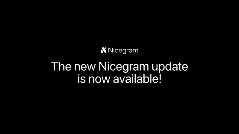 ***🆕*** **Nova atualização do Nicegram para …