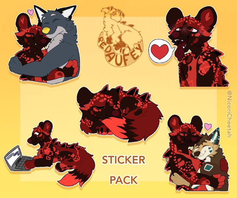 [#Sticker](?q=%23Sticker) pack done for GoldScales! ***✨******✨******✨***