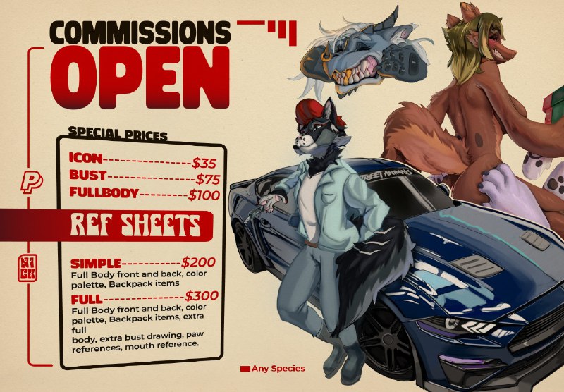 ***?***January Commissions OPEN! (1/3) ***?***