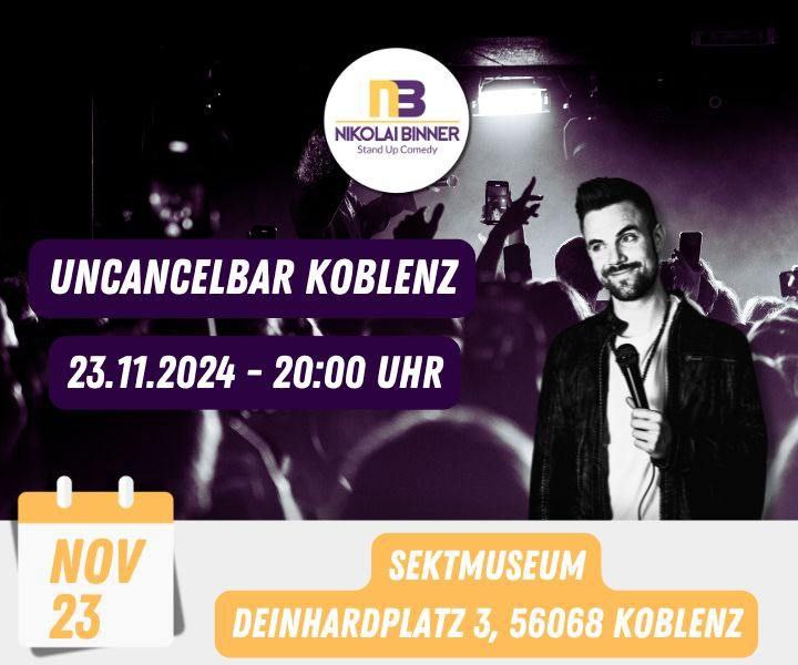 Am 23.11.24 bin ich live in