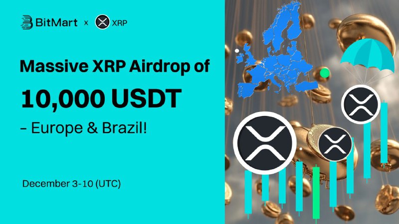 ***💥***[#BitMart](?q=%23BitMart) $XRP Massive [#Airdrop](?q=%23Airdrop)***💥***