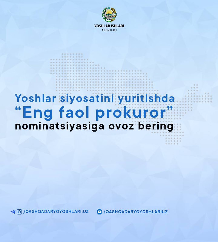 **Qashqadaryo viloyatida yoshlar siyosatini yuritishda faollik …