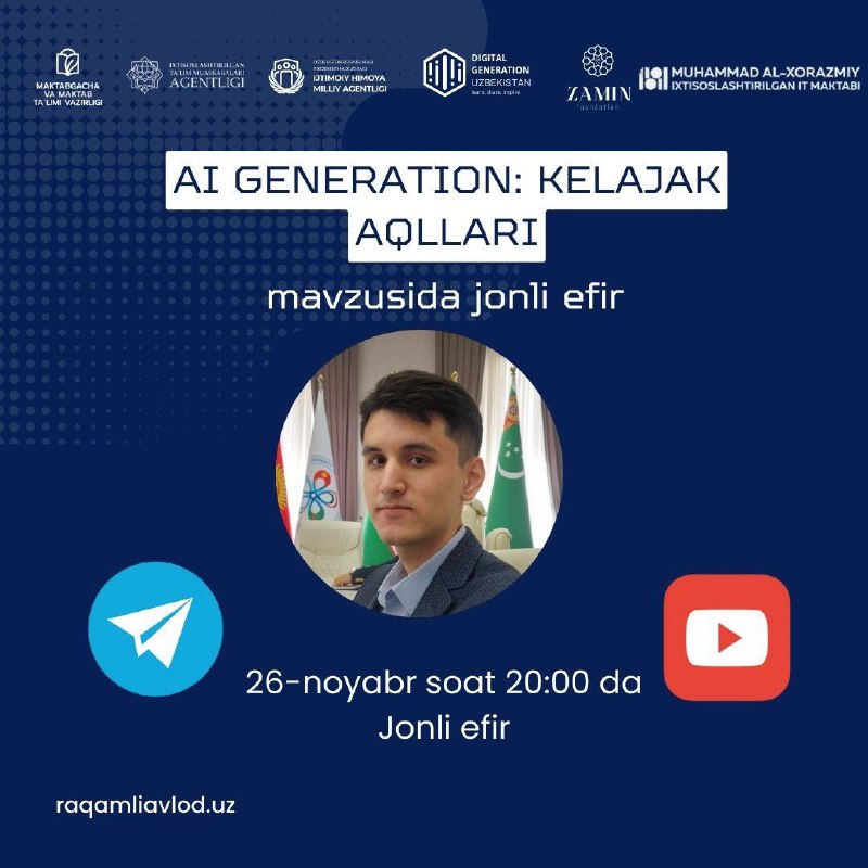 ***?*** "**AI generation: Kelajak aqllari" mavzusi …