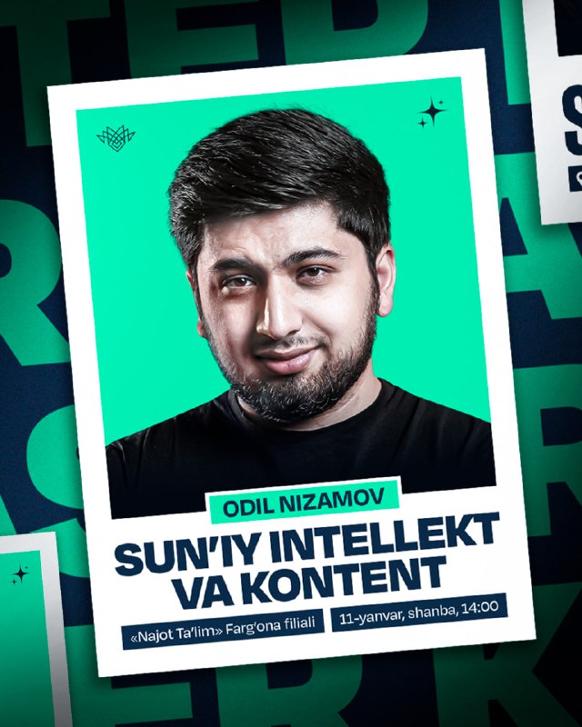 *****?***** **Kontentni sun'iy intellekt qiladi, siz …