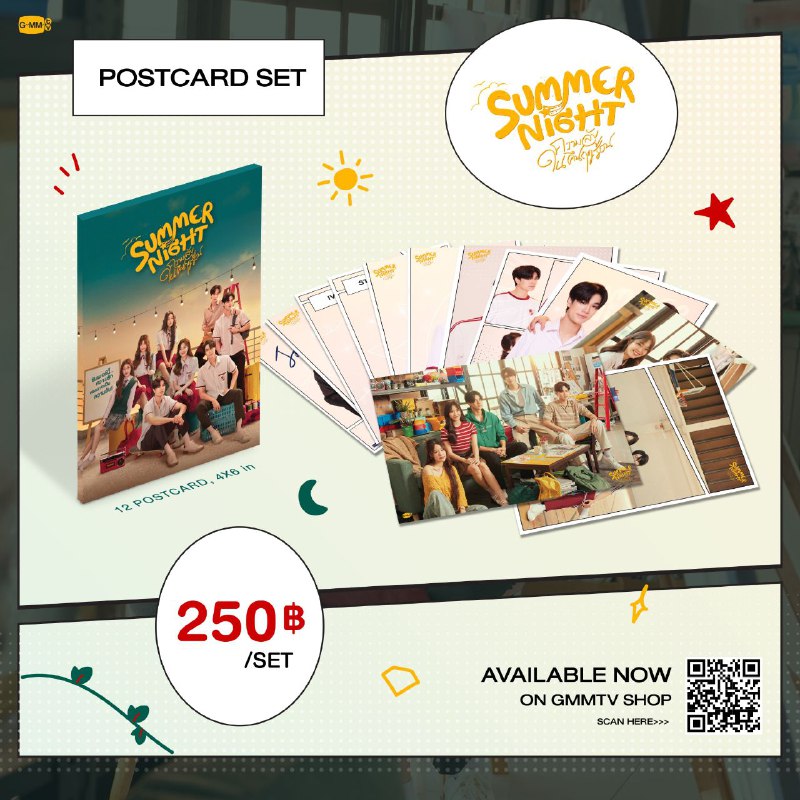 INSTOCK | SUMMER NIGHT POSTCARD SET