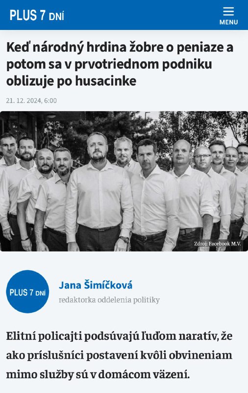 "Tento sebestredný elitný policajt považovaný časťou …