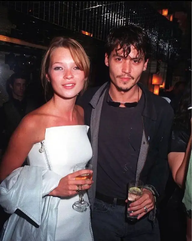 *Johnny Depp &amp; Kate Moss, 1995*
