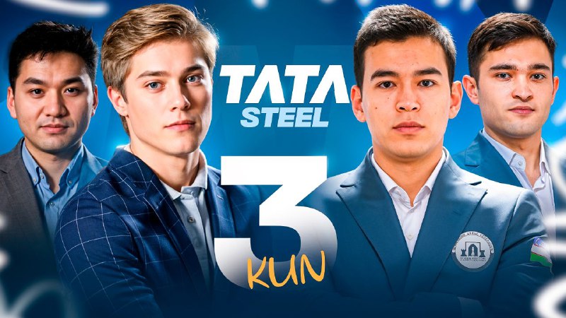 **Tata Steel turniri 3-round** boshlandi