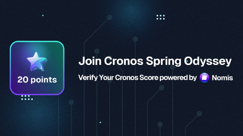 [​​](https://telegra.ph/file/0a06dbbae32449edcc160.jpg)***🫵*** **All Nomisians! Cronos Spring Odyssey: Gaming Campsite is Live — Catch Nomis There and Earn Rewards at the end!**