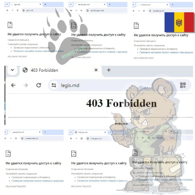 Молдавские сайты вновь не выдерживают натиск …