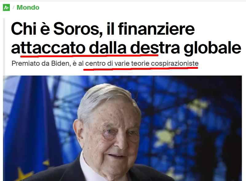 **GEORGE SOROS E I SUOI LACCHÈ**