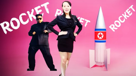 Parody of Rosé's 'APT.' satirizing Kim …