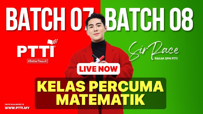 **LIVE NOW!! PLATFORM DAH DIBUKA!!**