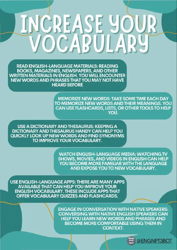 Tips to Increase your Vocabulary ***✨***