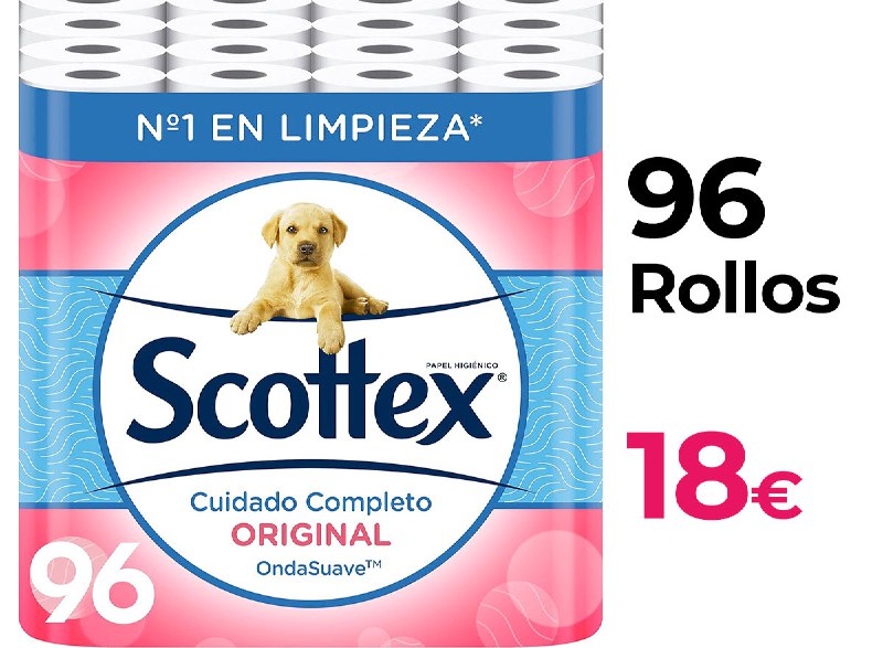 Pack 96 Rollos de papel higiénico Scottex ►18€ al tramitar [‍](https://iili.io/dcDIWAu.jpg)