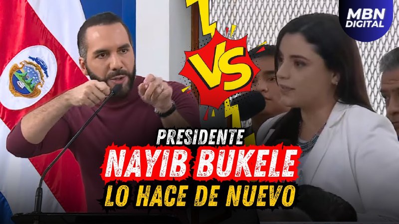 ***🇨🇷******🇸🇻***Nayib Bukele Deja Callada a Periodista …