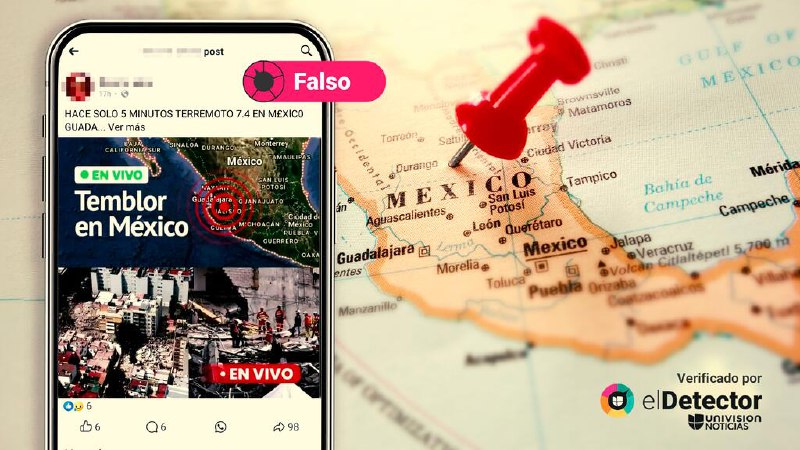 [‌](https://www.univision.com/noticias/terremoto-7-4-hace-5-minutos-mexico-publicacion-ciberanzuelo?utm_campaign=Univision+Noticias&amp;utm_content=sprout&amp;utm_medium=social&amp;utm_source=twitter)***❌*** NO hubo un terremoto de …