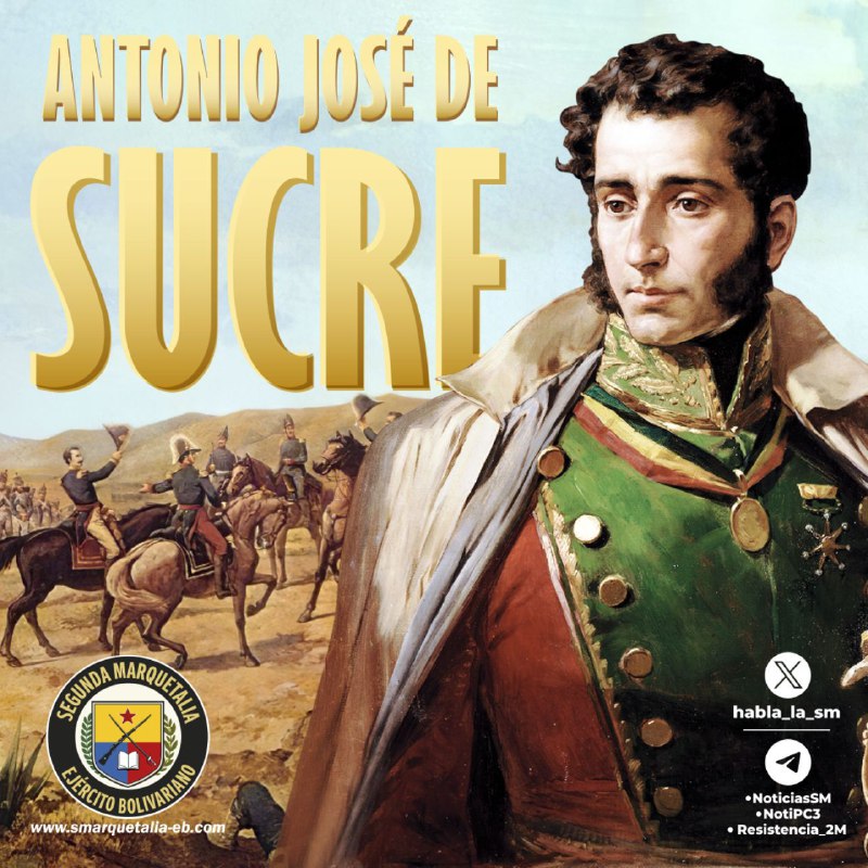 Natalicio de Antonio José de [#Sucre](?q=%23Sucre), …
