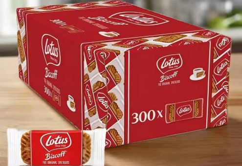 Caja de 300 galletas Lotus