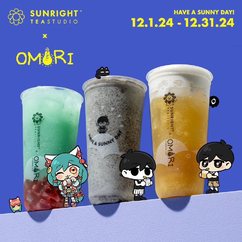 Коллаборация Sunright Tea x OMORI продлится …