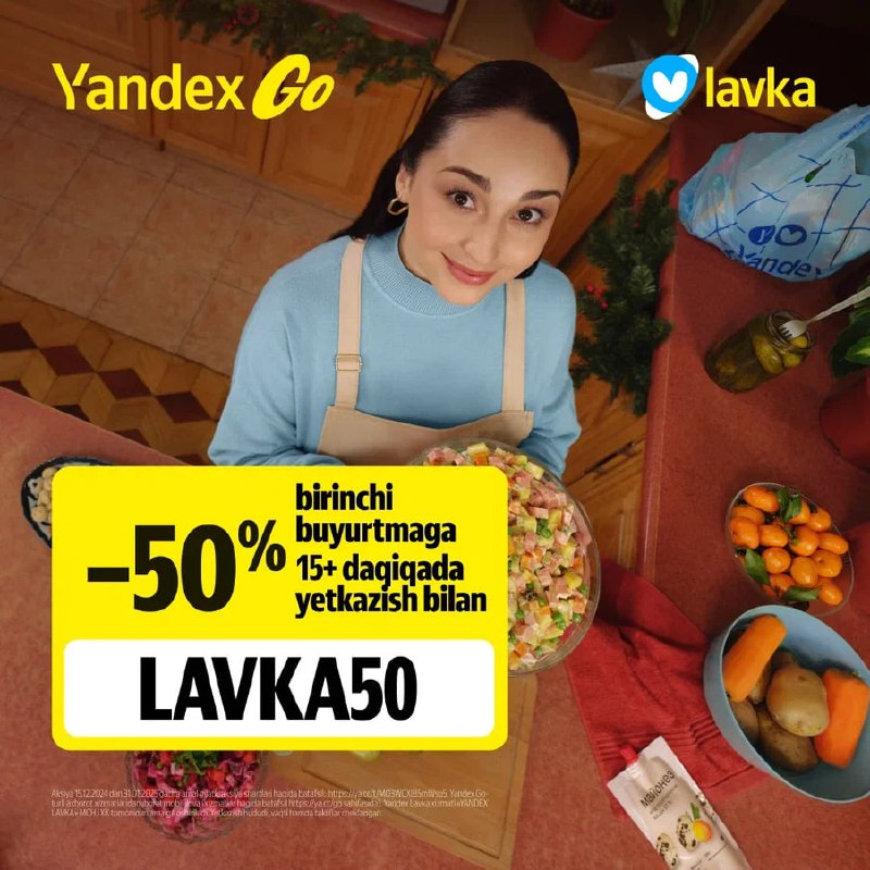 Lavkada 50% chegirma