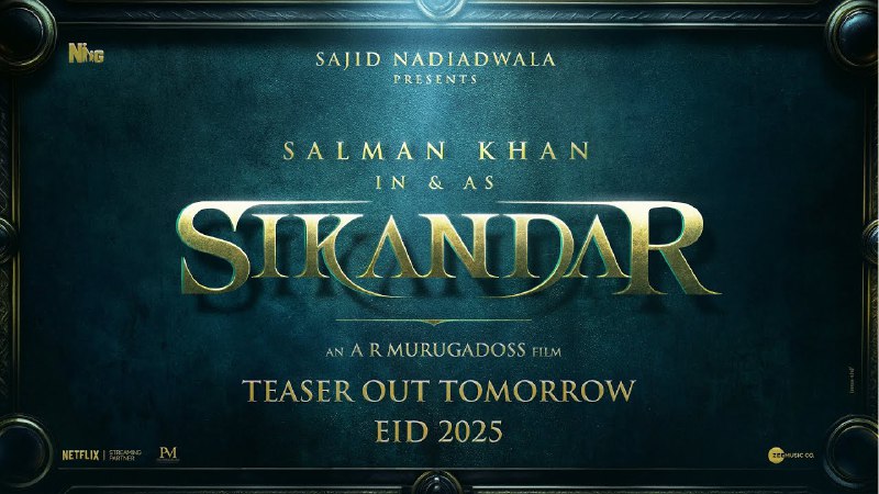 SIKANDAR: Official Teaser | Salman Khan …