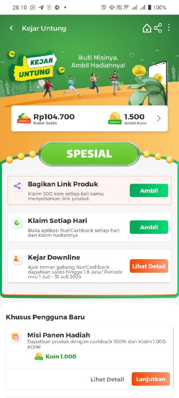 Nuri Cashback: Belanja Pasti Untung