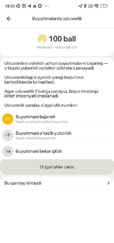 **Aktivlik balları ústin turatuǵınlıq kórsetkishi menen …